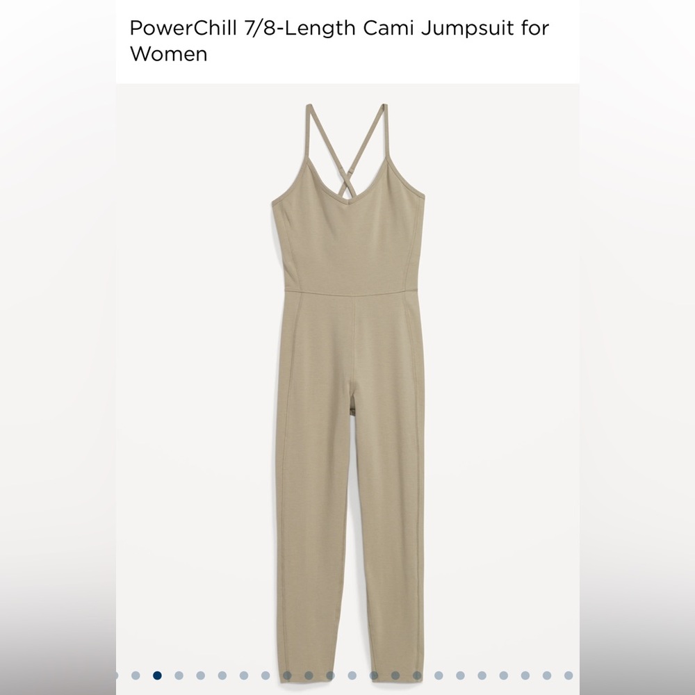 Old Navy PowerChill 7/8 Cami Jumpsuit